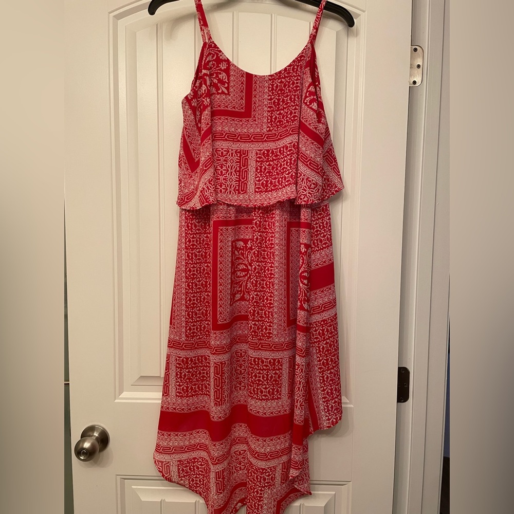 Charming Charlie high-low red dress